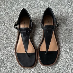 Lucky Brand Women's Annamae T-Strap Sandal Wedge